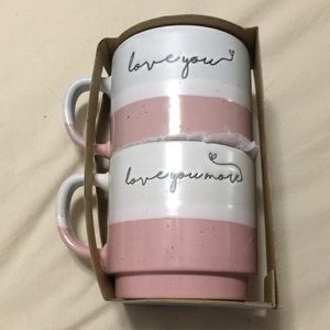 Love you, Love you more Set of 2 mugs!!